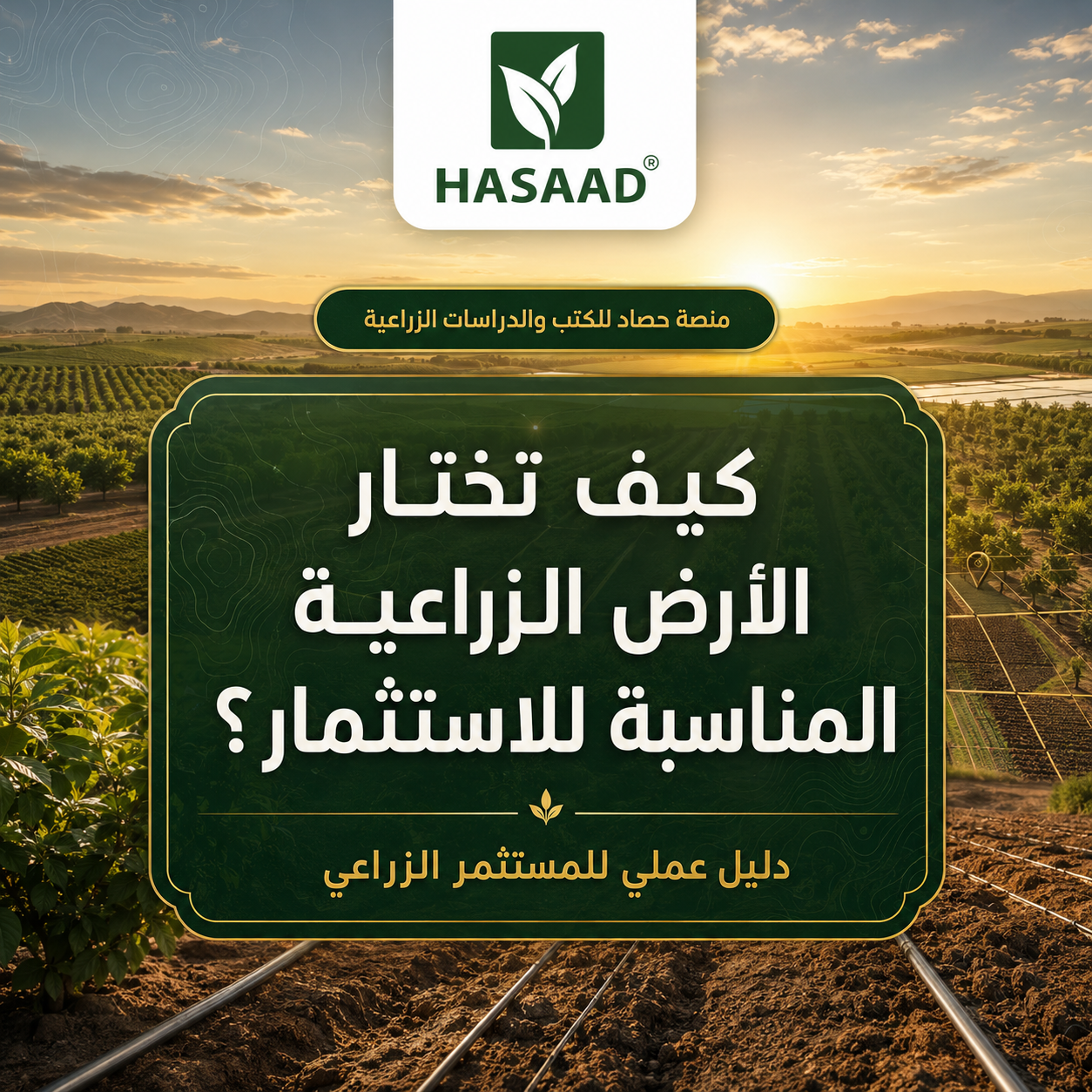 كيف تختار الأرض الزراعية المناسبة للاستثمار؟